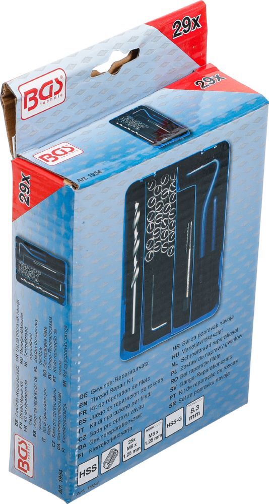 Produktbild Gewinde Reparatursatz M8 x 1,25 29 teilig bild 6