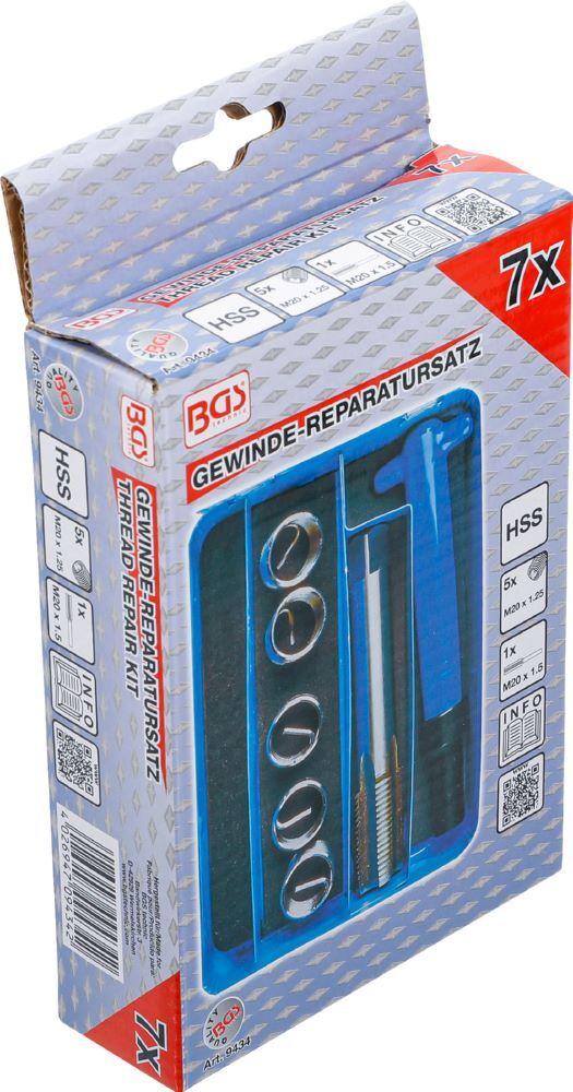 Produktbild Gewinde Reparatursatz M20 x 1.5 7 teilig bild 6