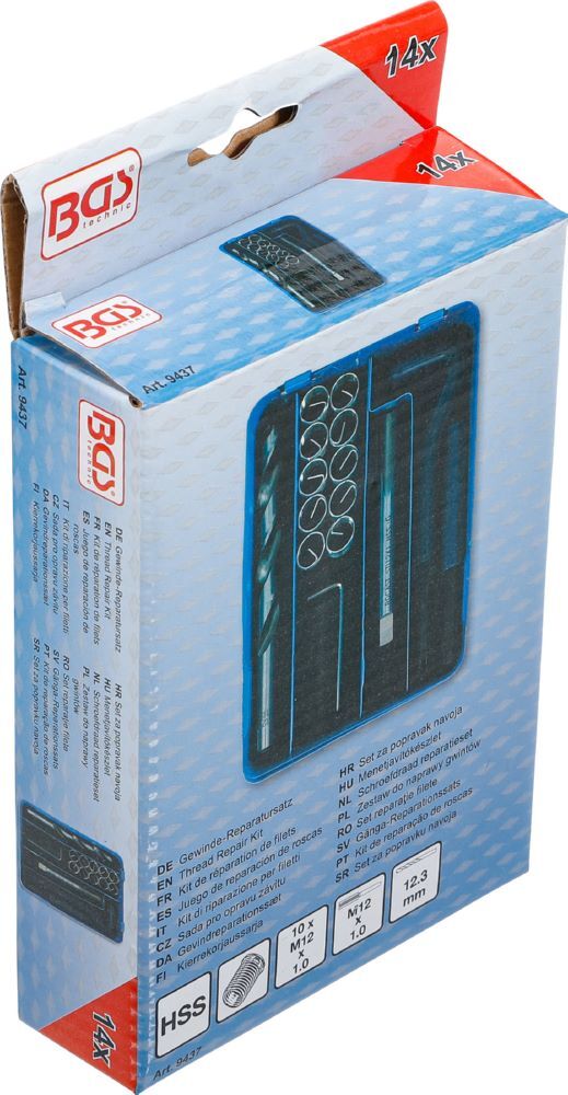 Produktbild Gewinde Reparatursatz M12 x 1.0 14 teilig bild 6