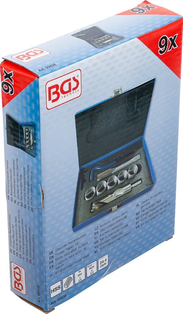Produktbild Gewinde Reparatursatz M24 x 2,0 9 teilig bild 6