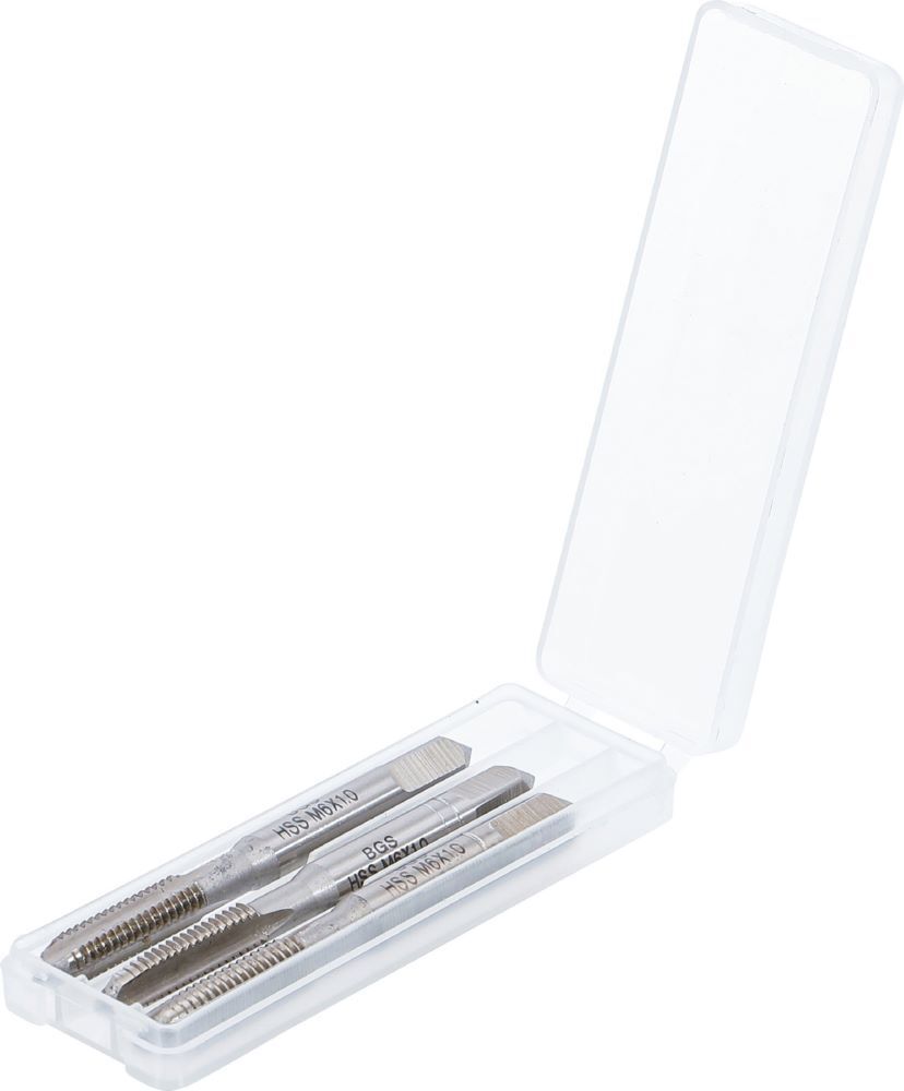 Produktbild Gewindebohrer Satz Vor- Mittel- und Fertigschneider HSS-G M6 x 1,0 3 teilig bild 2