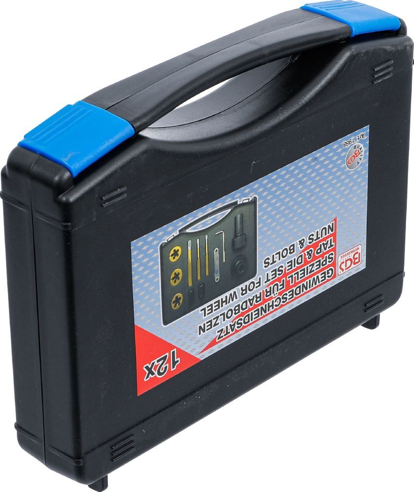 Produktbild Gewindebohrer-/Schneideisen Satz für Radmuttern und Bolzen 12 teilig bild 5