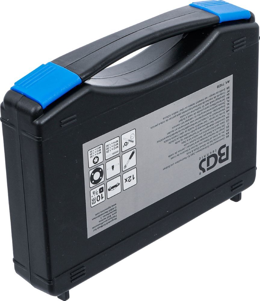 Produktbild Gewindebohrer- / Schneideisen Satz für Radmuttern und Bolzen 12 teilig bild 4