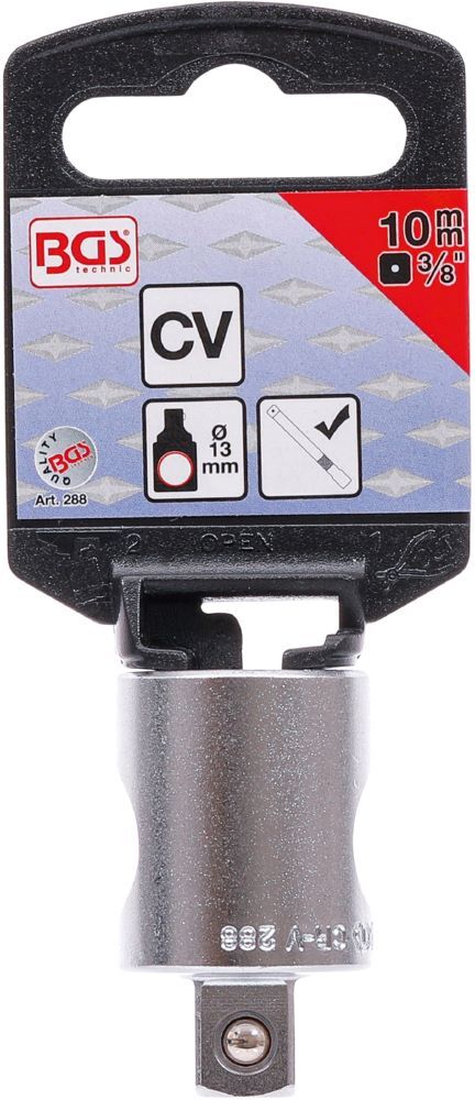 Produktbild Gleitgriff Adapter für Verlängerungen Abtrieb Außenvierkant 10 mm 3/8 Zoll bild 2