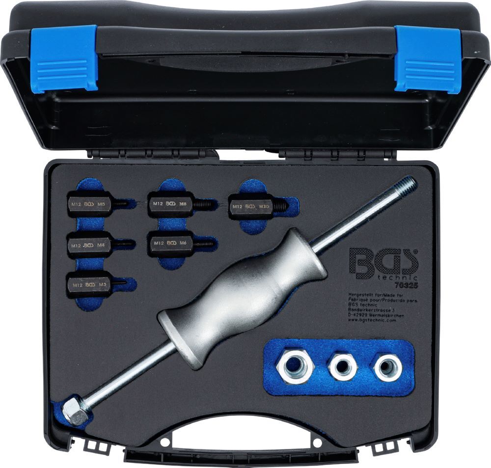 BGS Gleithammer Satz mit Gewinde-Adaptern 12 teilig Produktbild BGS Gleithammer Satz mit Gewinde-Adaptern 12 teilig bild 4