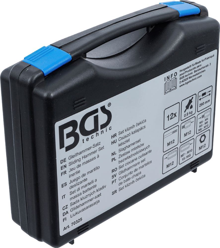 BGS Gleithammer Satz mit Gewinde-Adaptern 12 teilig Produktbild BGS Gleithammer Satz mit Gewinde-Adaptern 12 teilig bild 5