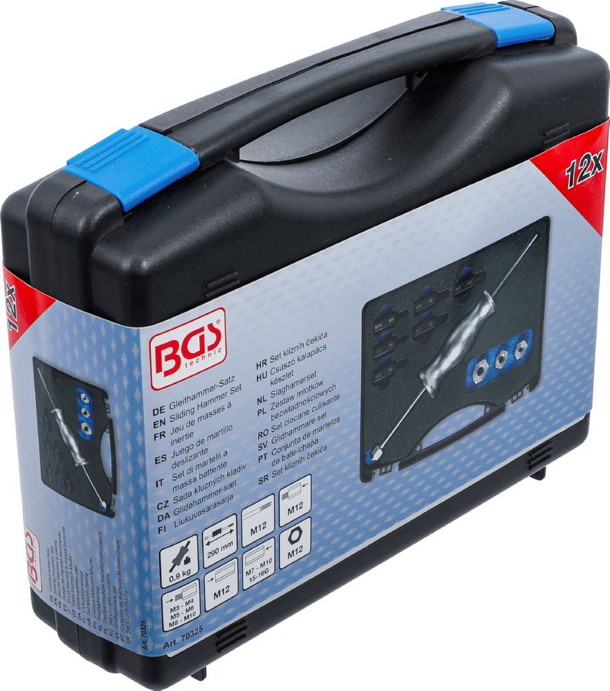 BGS Gleithammer Satz mit Gewinde-Adaptern 12 teilig Produktbild BGS Gleithammer Satz mit Gewinde-Adaptern 12 teilig bild 6