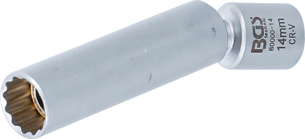 BGS Glüh und Zündkerzen Gelenk-Einsatz Antrieb Innenvierkant 10 mm 3/8 Zoll 14mm BGS Glüh und Zündkerzen Gelenk-Einsatz Antrieb Innenvierkant 10 mm 3/8 Zoll 14mm