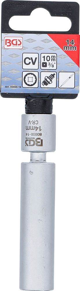 BGS Glüh und Zündkerzen Gelenk-Einsatz Antrieb Innenvierkant 10 mm 3/8 Zoll 14mm BGS Glüh und Zündkerzen Gelenk-Einsatz Antrieb Innenvierkant 10 mm 3/8 Zoll 14mm