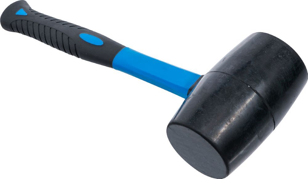 BGS Gummihammer Fiberglasstiel Durchmesser 70 mm 900 g schwarzer Kopf Produktbild BGS Gummihammer Fiberglasstiel Durchmesser 70 mm 900 g schwarzer Kopf bild 2