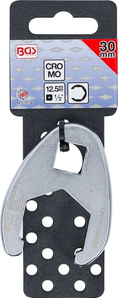BGS Hahnenfußschlüssel Innenvierkant 12,5 mm 1/2 Zoll 30 mm Produktbild BGS Hahnenfußschlüssel Innenvierkant 12,5 mm 1/2 Zoll 30 mm bild 4