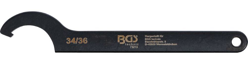 Produktbild Hakenschlüssel mit Nase 34 - 36 mm bild 2