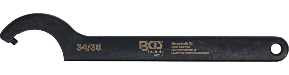 Produktbild Hakenschlüssel mit Zapfen 34 - 36 mm bild 2