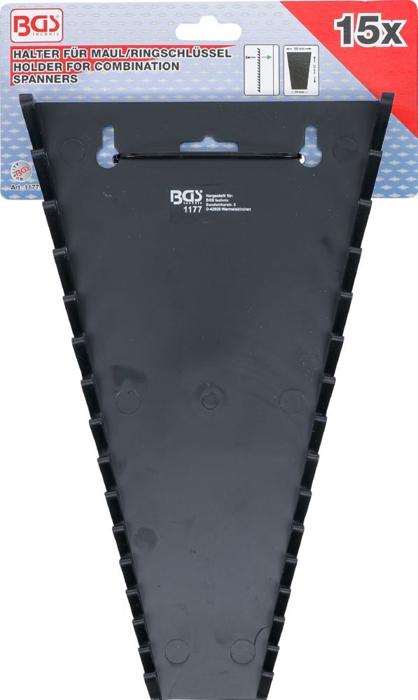BGS Halter für Maul Ringschlüssel 15 Auflagen BGS Halter für Maul Ringschlüssel 15 Auflagen