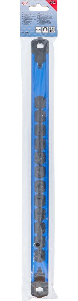 Produktbild Halteschiene für 12 Steckschlüssel Einsätze magnetisch für Antrieb 1/4 Zoll bild 5