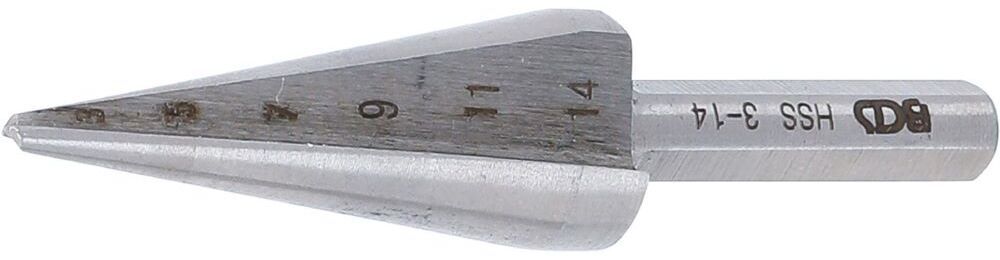 Produktbild BGS Hochleistungs Blechschälbohrer Größe 1 3 - 14 mm