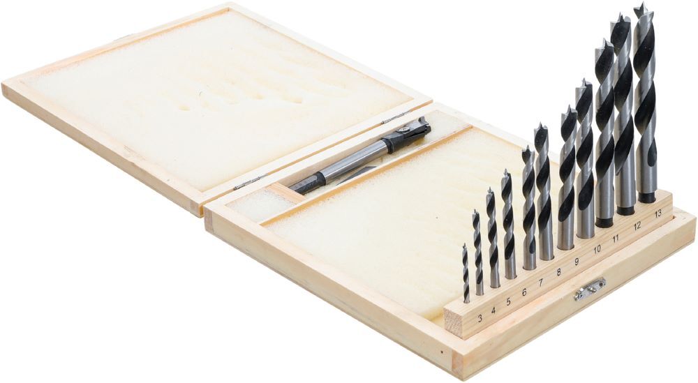 Produktbild Holzbohrer- / Zentrumbohrer Satz 14 teilig bild 2
