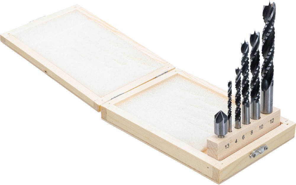 Produktbild Holzkronen Fräsbohrer Satz 4 - 12 mm 6 teilig bild 2