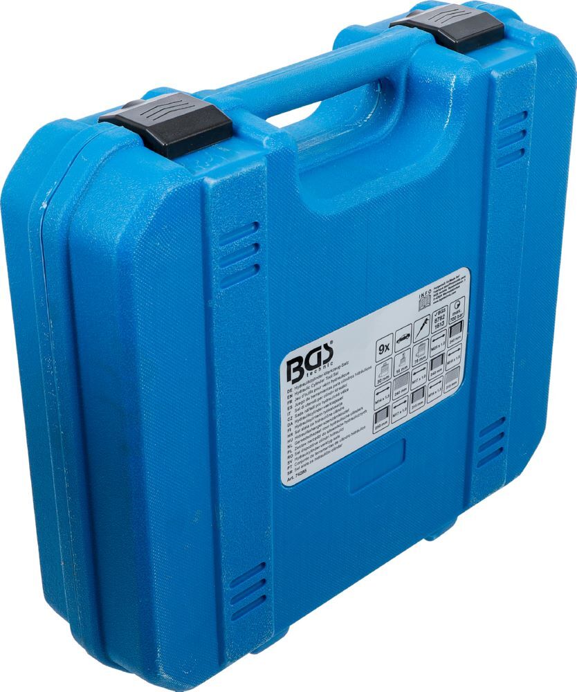 BGS Hydraulikzylinder Werkzeug Satz mit Zugspindeln für Diesel-Injektoren-Auszieher BGS Hydraulikzylinder Werkzeug Satz mit Zugspindeln für Diesel-Injektoren-Auszieher
