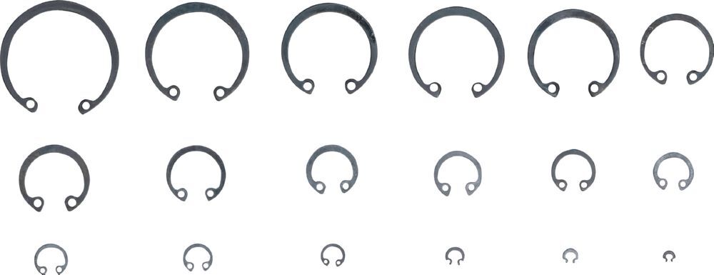 Produktbild Innen Seegerring Sortiment (Sprengringe) Durchmesser 3 - 32 mm 300 teilig bild 2