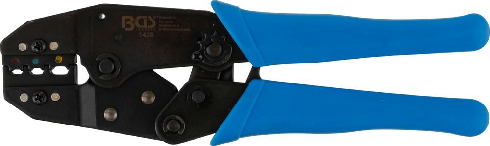 BGS Kabelschuhzange mit Ratschenfunktion für isolierte Kabelverbinder 0,5 - 6 mm² Produktbild BGS Kabelschuhzange mit Ratschenfunktion für isolierte Kabelverbinder 0,5 - 6 mm²