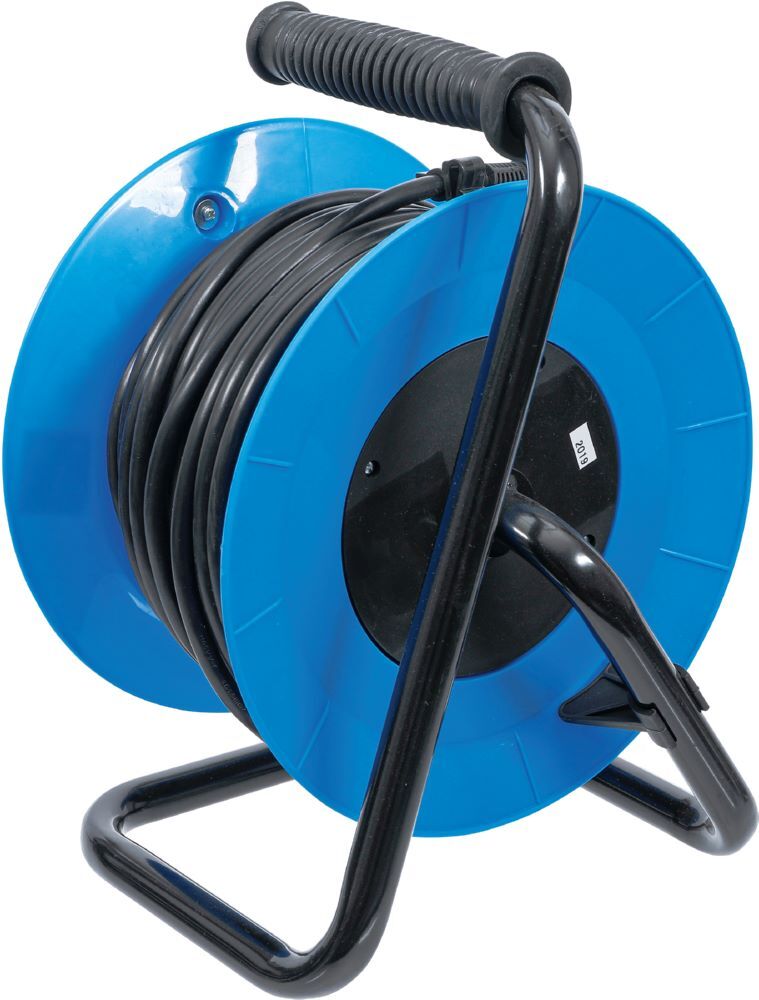 Produktbild Kabeltrommel 25 meter 3 x 1,5 mm² 4 Steckdosen IP 20 3000 W bild 3