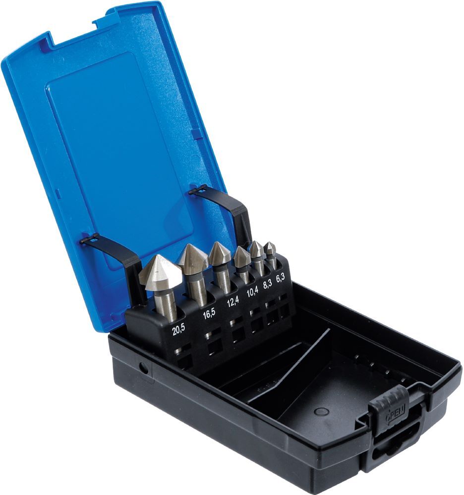 Produktbild Kegelsenker Satz HSS DIN 335 Form C 6 teilig bild 2