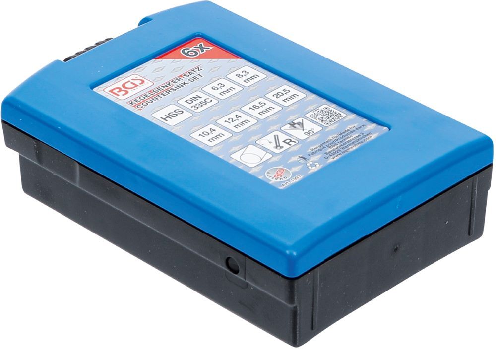 Produktbild Kegelsenker Satz HSS DIN 335 Form C 6 teilig bild 5