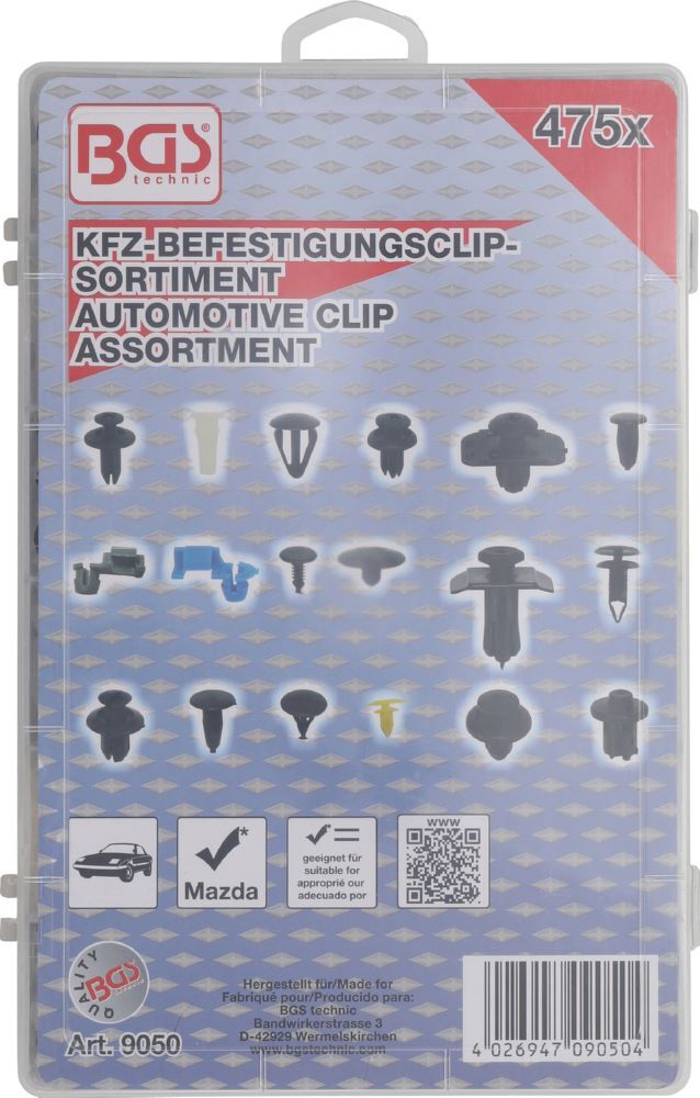 Produktbild Kfz Befestigungsclip Sortiment für Mazda 475 teilig bild 10