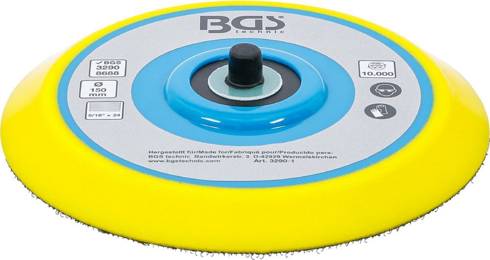 BGS Klett Teller für Artikel 3290 / 8688 Durchmesser 150 mm Produktbild BGS Klett Teller für Artikel 3290 / 8688 Durchmesser 150 mm