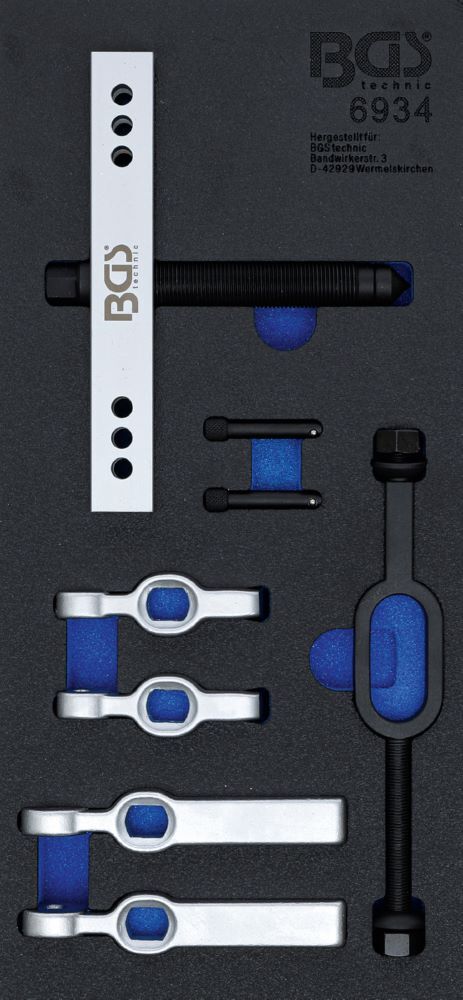 BGS Klimaanlagen Riemenscheiben & Kupplungs Abzieher Satz 9 teilig Produktbild BGS Klimaanlagen Riemenscheiben & Kupplungs Abzieher Satz 9 teilig