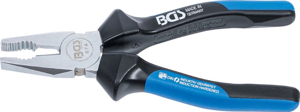 BGS Kombizange mit Facette und Schneider 180 mm Produktbild BGS Kombizange mit Facette und Schneider 180 mm