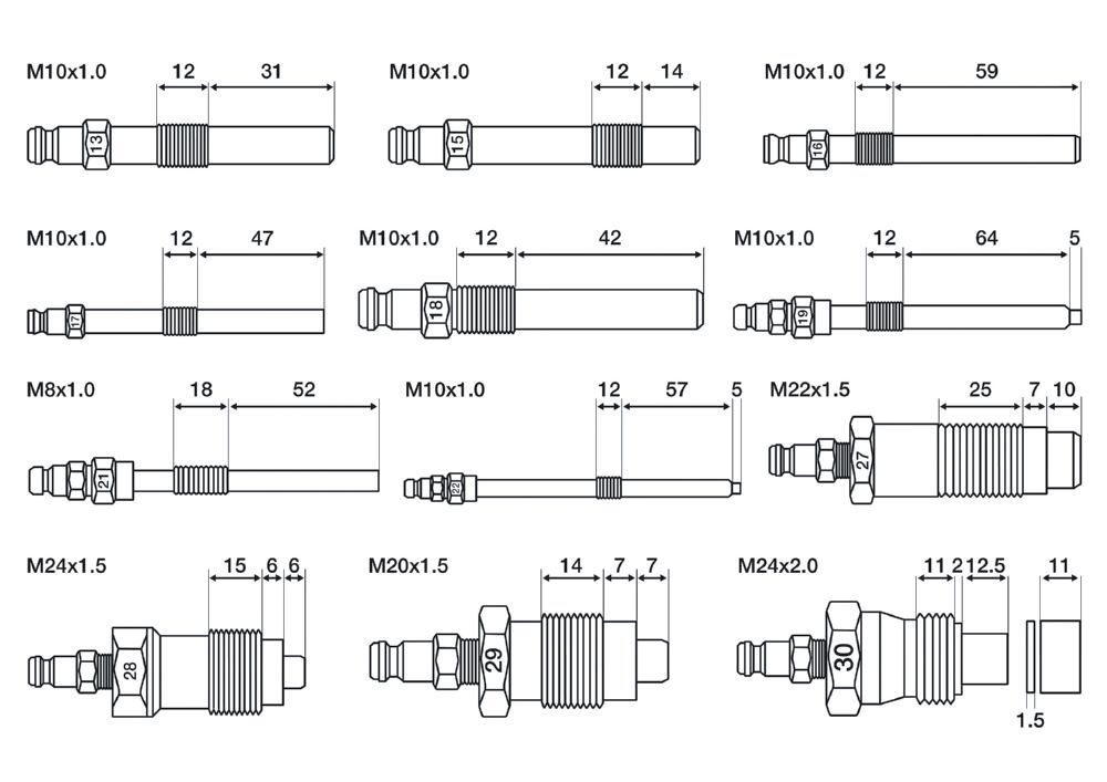 Produktbild Kompressionstester Satz für Benzin- und Dieselmotoren bild 3