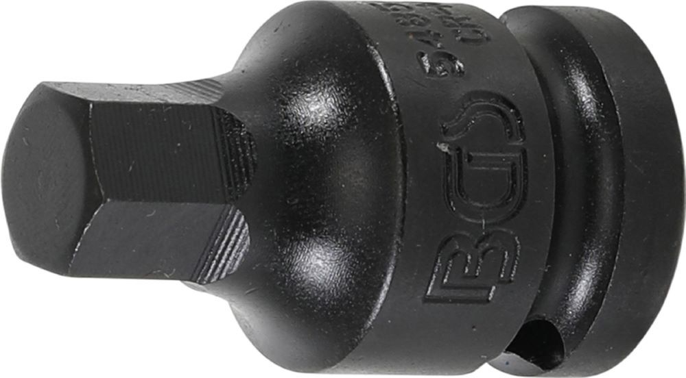 Produktbild BGS Kraft Bit Innensechskant 12 mm Einsatz Länge 42 mm Antrieb Innenvierkant 12,5 mm