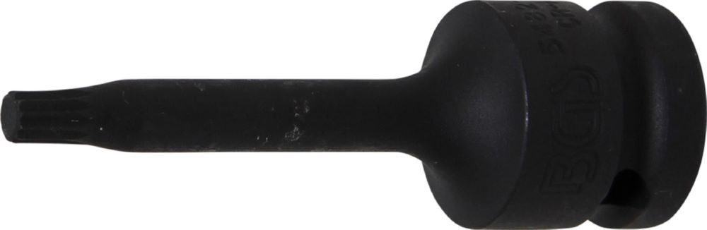Produktbild BGS Kraft Bit Innenvielzahn M6 Einsatz Länge 75 mm Antrieb Innenvierkant 12,5 mm