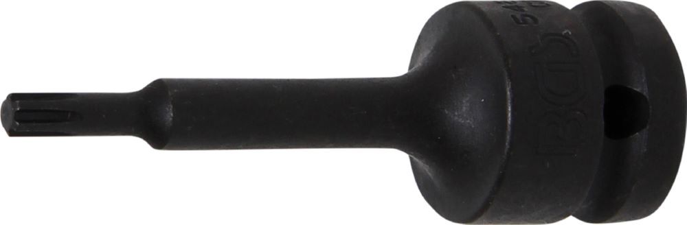 Produktbild BGS Kraft Bit Keil-Profil M5 Einsatz Länge 75 mm Antrieb Innenvierkant 12,5 mm
