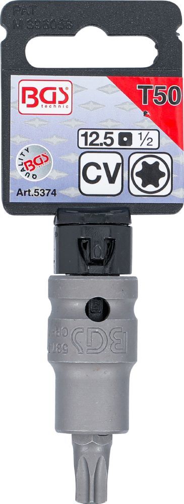 Produktbild Kraft Bit T50 Einsatz Länge 55 mm Antrieb Innenvierkant 12,5 mm 1/2 Zoll bild 3