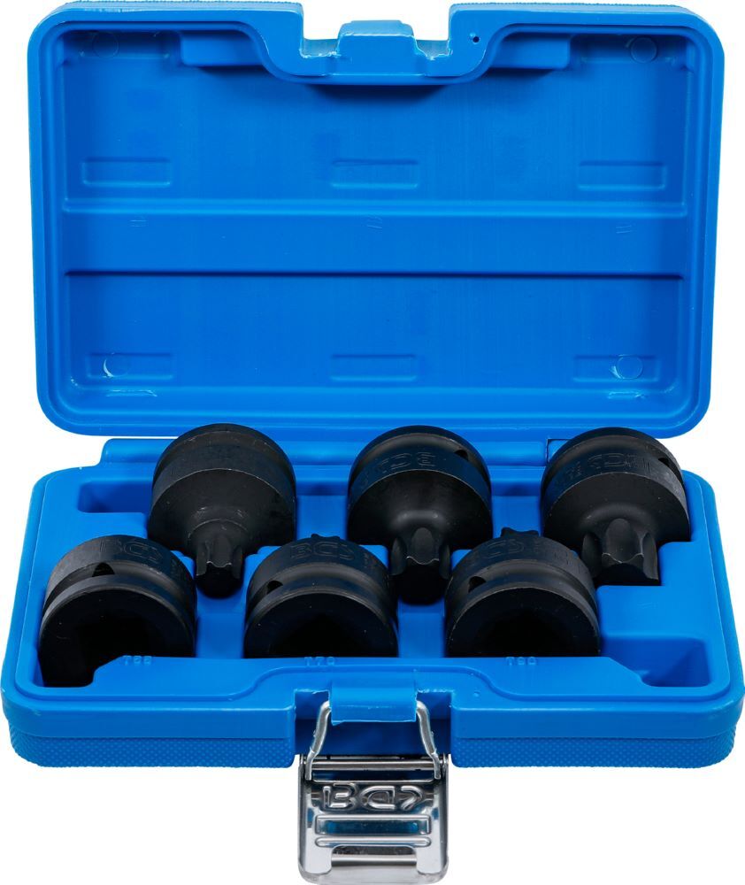 Produktbild BGS Kraft Bit T55-T100 Einsatz Satz Antrieb Innenvierkant 20 mm 3/4 Zoll 6 teilig