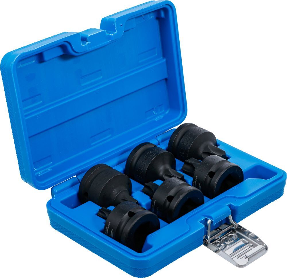 Produktbild BGS Kraft Bit T55-T100 Einsatz Satz Antrieb Innenvierkant 20 mm 3/4 Zoll 6 teilig bild 2