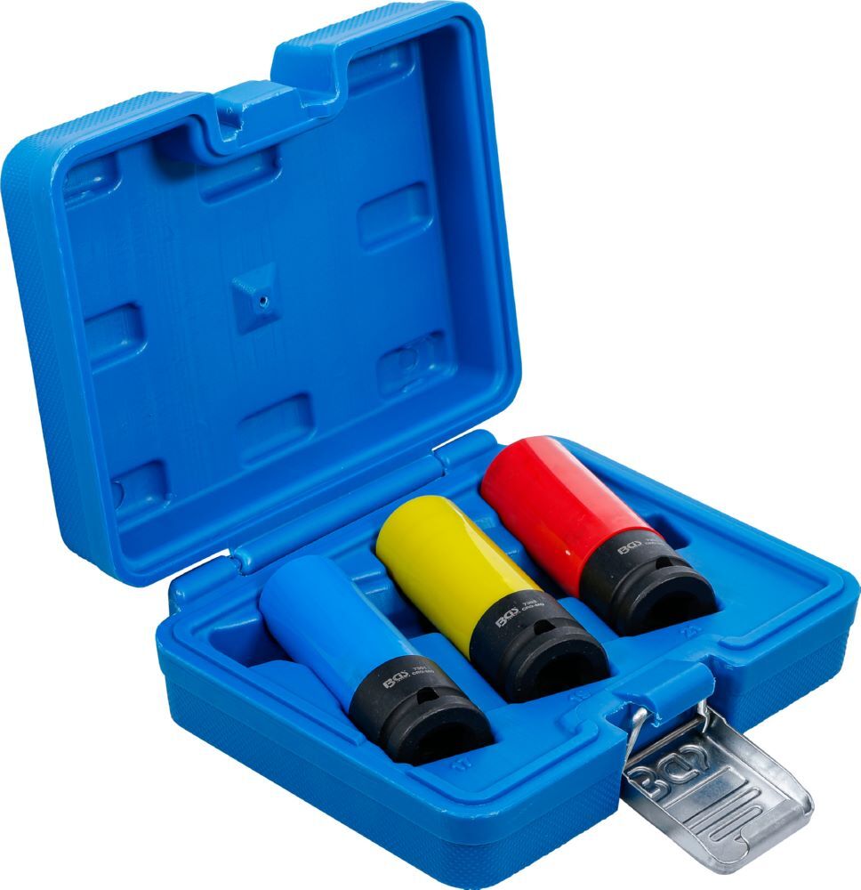 Produktbild Kraft Schoneinsatz Satz innenvierkant 1/2 Zoll 17 / 19 / 21 mm 3 teilig bild 2