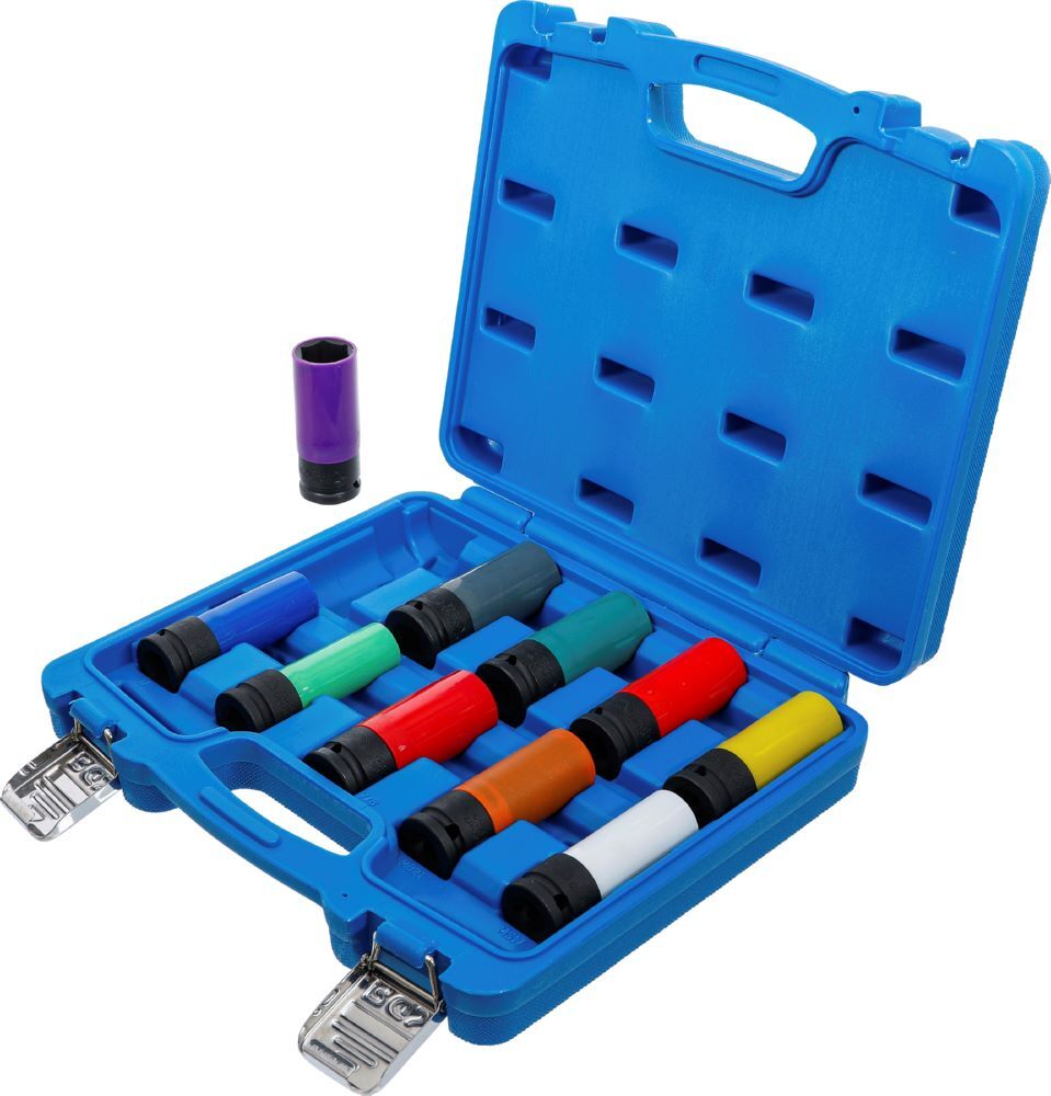 Produktbild Kraft Schoneinsatz Satz Innenvierkant 1/2 Zoll 15 - 24 mm 10 teilig bild 3