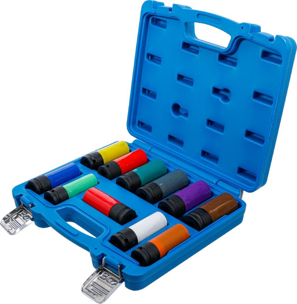 Produktbild Kraft Schoneinsatz Satz Innenvierkant 1/2 Zoll 15 - 27 mm 11 teilig bild 3