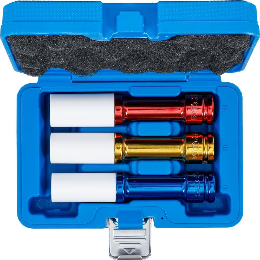 Produktbild Kraft Schoneinsatz Satz Antrieb Innenvierkant 12,5 mm 150 mm tief 3 teilig bild 4