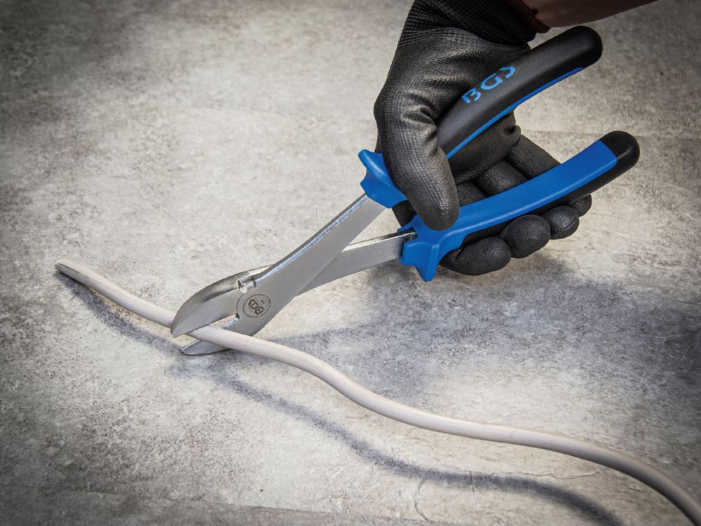 BGS Kraft Seitenschneider 240 mm Blau Produktbild BGS Kraft Seitenschneider 240 mm Blau bild 4