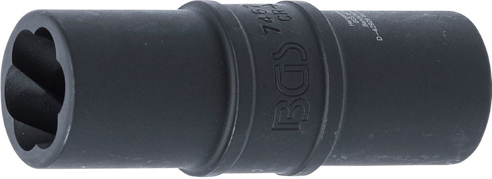 Produktbild BGS Kraft Spezial Schraubenausdreh Wendeeinsatz 17 mm 12,5 mm 1/2 Zoll