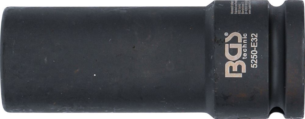 BGS Kraft Steckschlüssel E32 Einsatz E-Profil tief Antrieb Innenvierkant 20 mm BGS Kraft Steckschlüssel E32 Einsatz E-Profil tief Antrieb Innenvierkant 20 mm