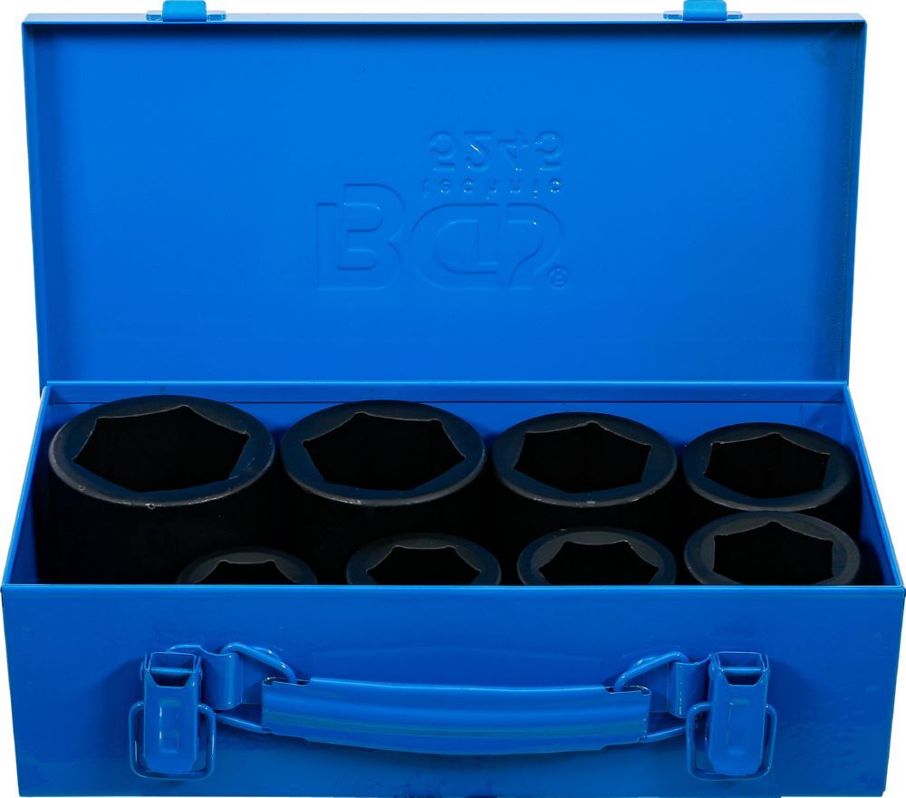 Produktbild BGS Kraft Steckschlüssel Einsatz Satz Sechskant Innenvierkant 1 Zoll 27-50 mm