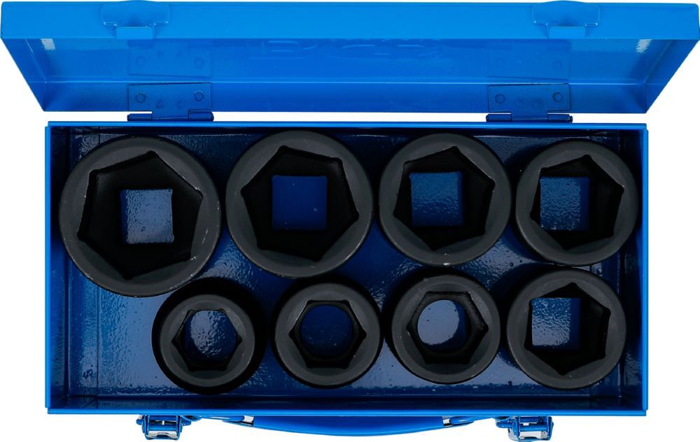 Produktbild Kraft Steckschlüssel Einsatz Satz Sechskant Innenvierkant 1 Zoll 27-50 mm  bild 4