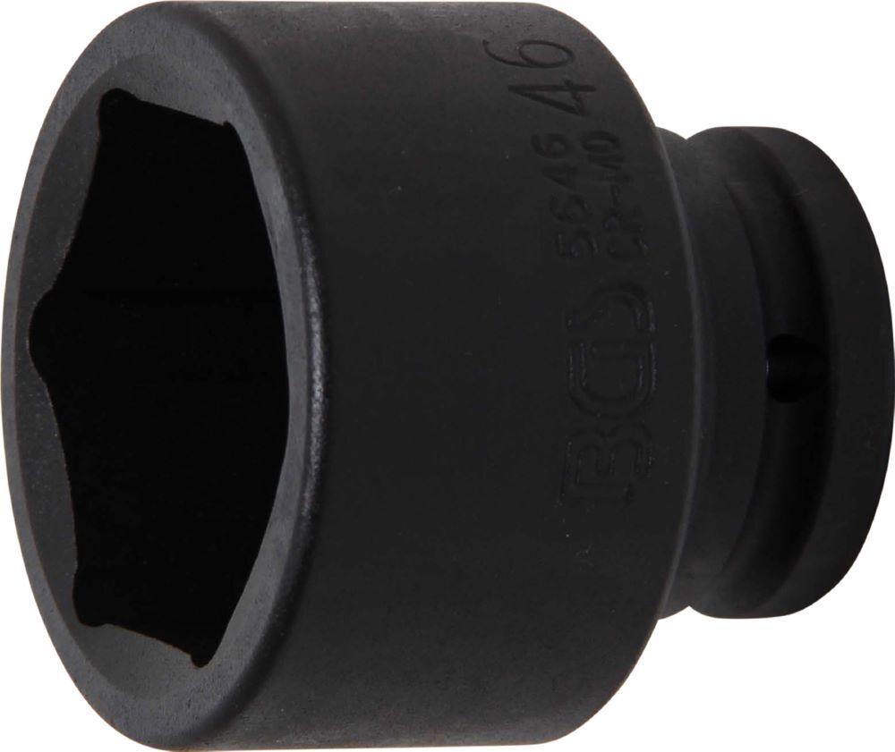 BGS Kraft Steckschlüssel 46 mm Einsatz Sechskant Antrieb Innenvierkant 20 mm Produktbild BGS Kraft Steckschlüssel 46 mm Einsatz Sechskant Antrieb Innenvierkant 20 mm