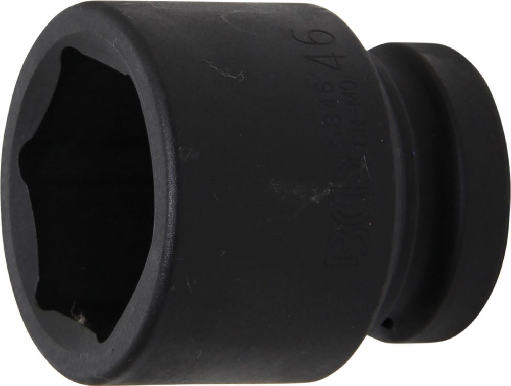 BGS Kraft Steckschlüssel 46 mm Einsatz Sechskant Antrieb Innenvierkant 25 mm Produktbild BGS Kraft Steckschlüssel 46 mm Einsatz Sechskant Antrieb Innenvierkant 25 mm